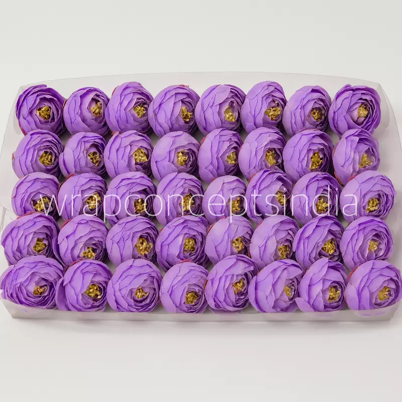 Small Peony- Iris Purple