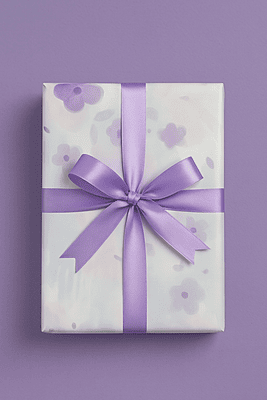 Lilac Trio Gift Wrap Set (Set of 3 Sheets)