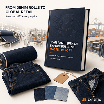 Jean Pants (Denim) Export Business Master Report