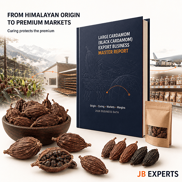 Large Cardamom (Black Cardamom) Export Business Master Report Large Cardamom (Black Cardamom) Export Business Master Report