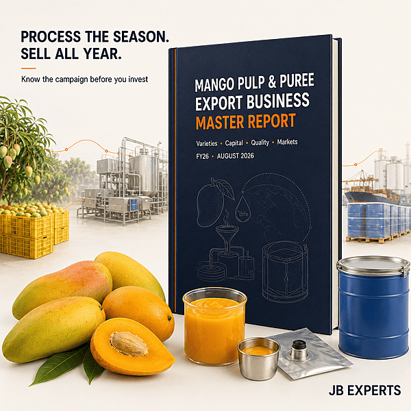 Mango Pulp & Puree Export Business Master Report Mango Pulp & Puree Export Business Master Report
