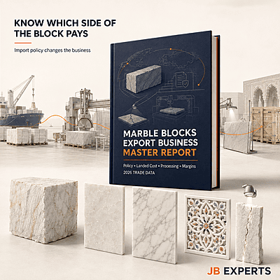 Marble Blocks Export Business Master Report