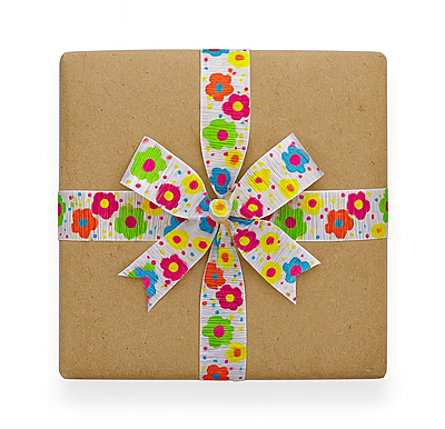 Flower Print Ribbon