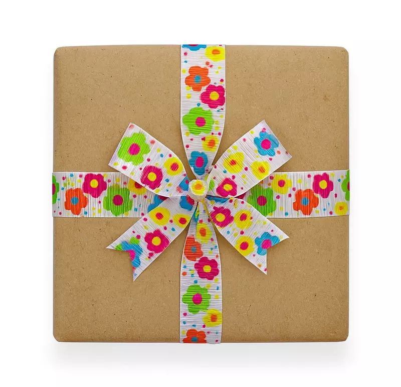 Flower Print Ribbon