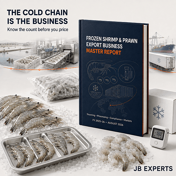 Frozen Shrimp & Prawn Export Business Master Report