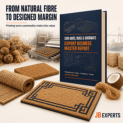 Coir Mats, Rugs & Doormats Export Business Master Report