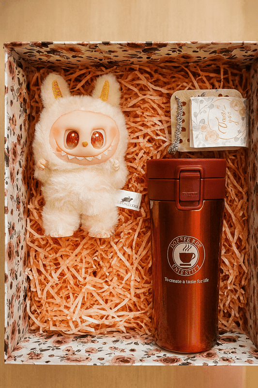 Surprise Labubu Doll and Sipper mug combo