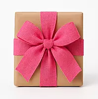 Bubble Gum Pink Burlap Ribbon