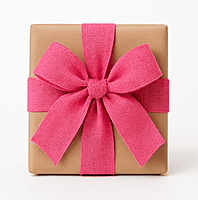 Bubble Gum Pink Burlap Ribbon