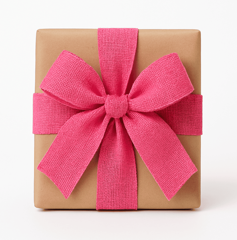 Bubble Gum Pink Burlap Ribbon Bubble Gum Pink Burlap Ribbon