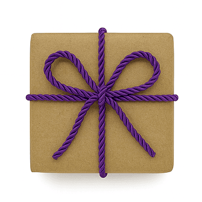 Deep Purple Twisted Chord - 10MM