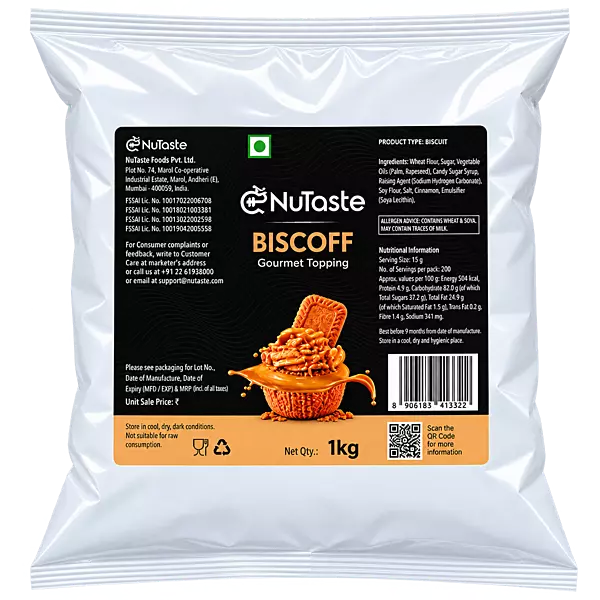 Nutaste - Biscoff Crumb 1 Kg