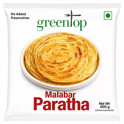 Green Top - Malabar Paratha 8inch (80G*5Pcs)