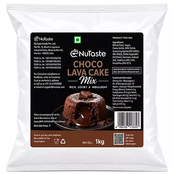 Nutaste - Chocolava Premix 1 Kg
