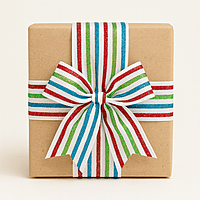 Multi Colour Stripe Ribbon