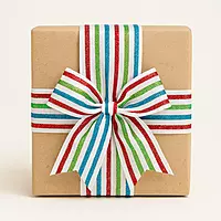 Multi Colour Stripe Ribbon