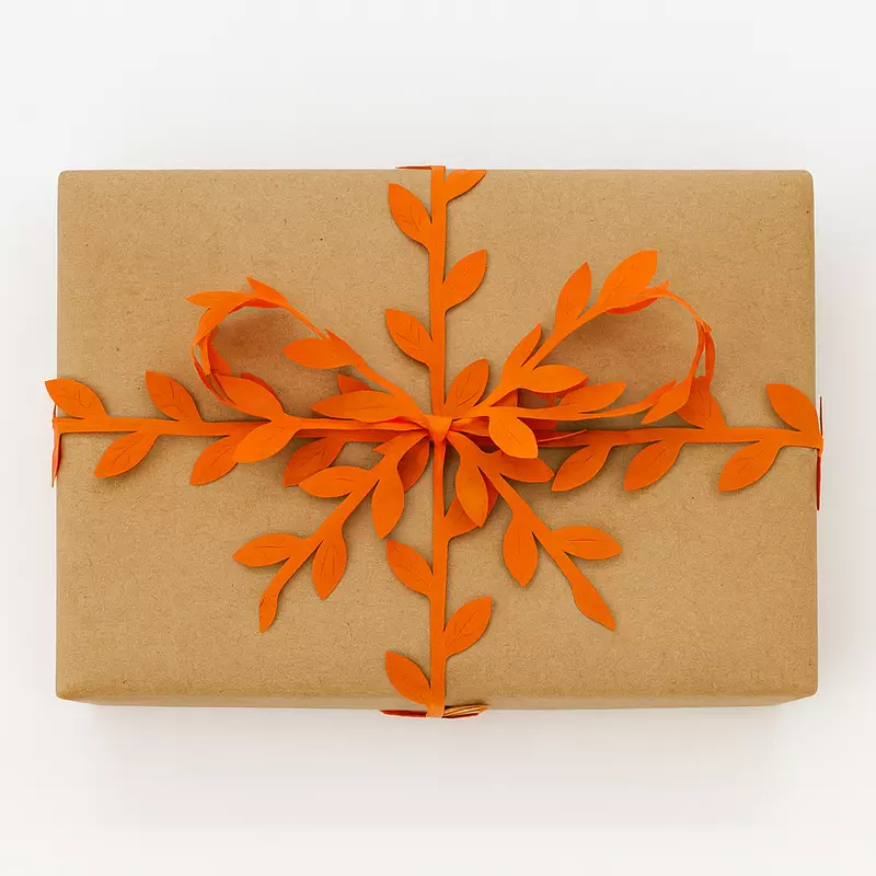 Leaf String - Orange