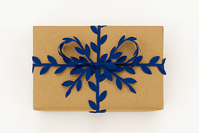 Leaf String - Deep Blue