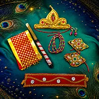 Baby Krishna Costume Set for Boys | Traditional Krishnar Dress & Accessories