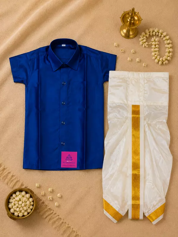 Dhoti - Teal Blue Set ( 3 Yr )24411