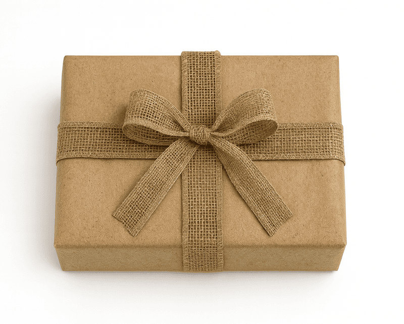 Plain Jute Ribbon - Brown