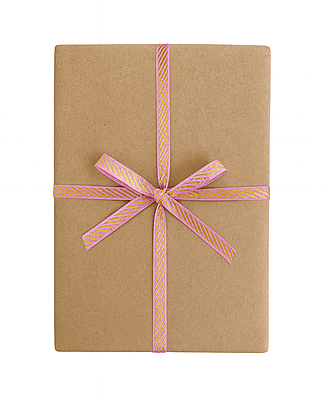 Ribbon with Gold Diagonal Stripes Ribbon with Gold Diagonal Stripes