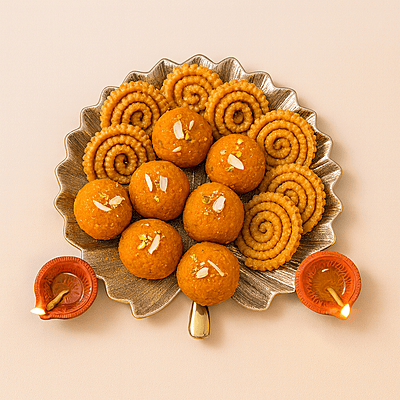 Fan Palm Leaf Platter