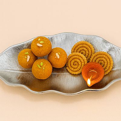 Magnolia Leaf Platter - Silver