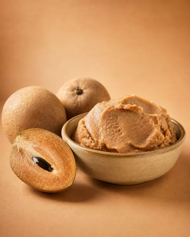 Frozen Chikoo Pulp