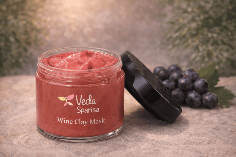 Wine claymask