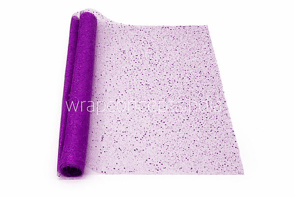 Royal Plum Glitter Soft Net