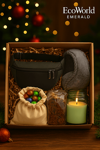 EcoWorld Emerald – Premium Christmas Winter Comfort Gift Box