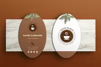 Oval Visiting Cards