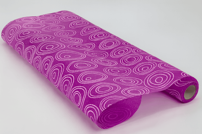 Magenta with White Circle Swirleys
