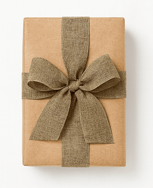 Plain Jute Ribbon - Brown