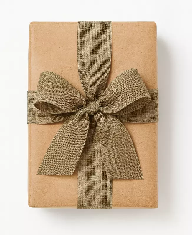 Plain Jute Ribbon - Brown
