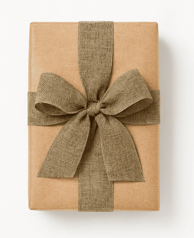 Plain Jute Ribbon - Brown