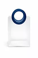 Frosted Gift Bag with Circular Leather Handle (Pack of 10)