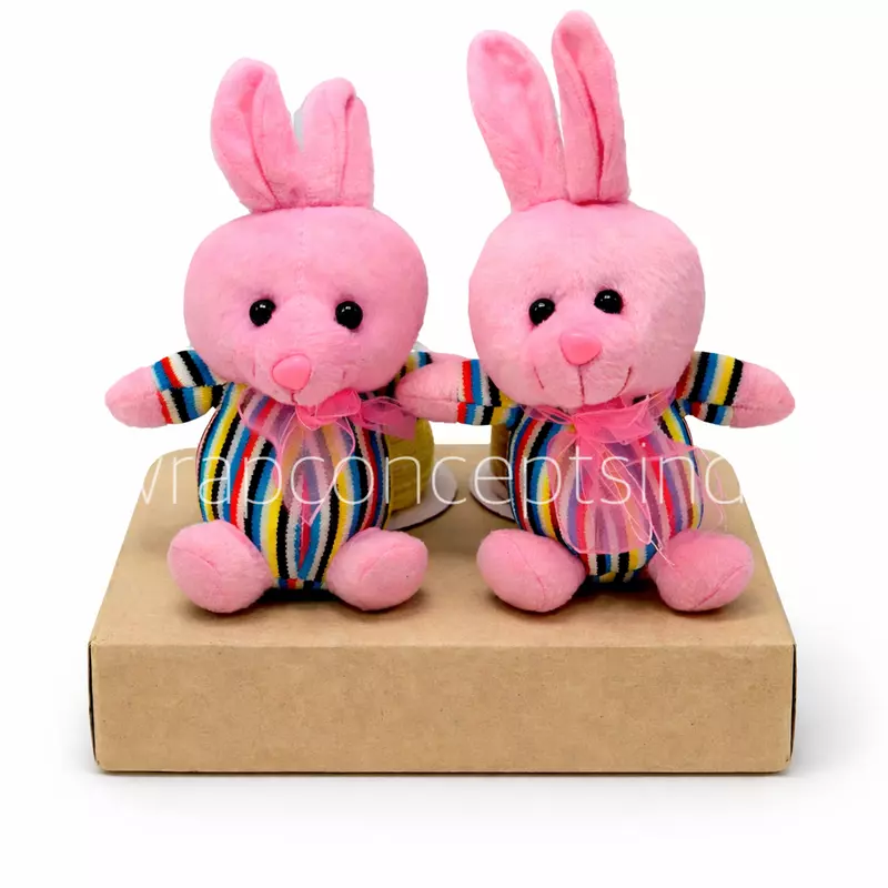 Rainbow Snuggle Bunny – Pink