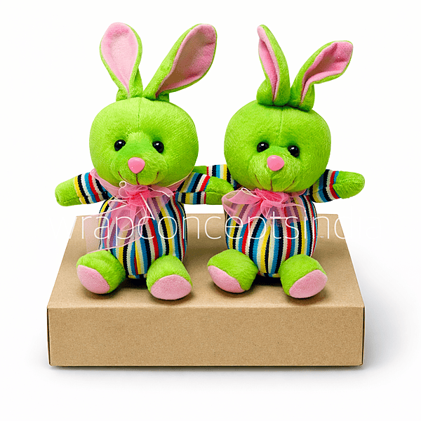 Rainbow Snuggle Bunny – Green