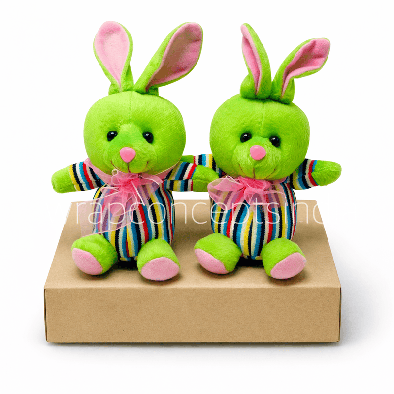 Rainbow Snuggle Bunny – Green