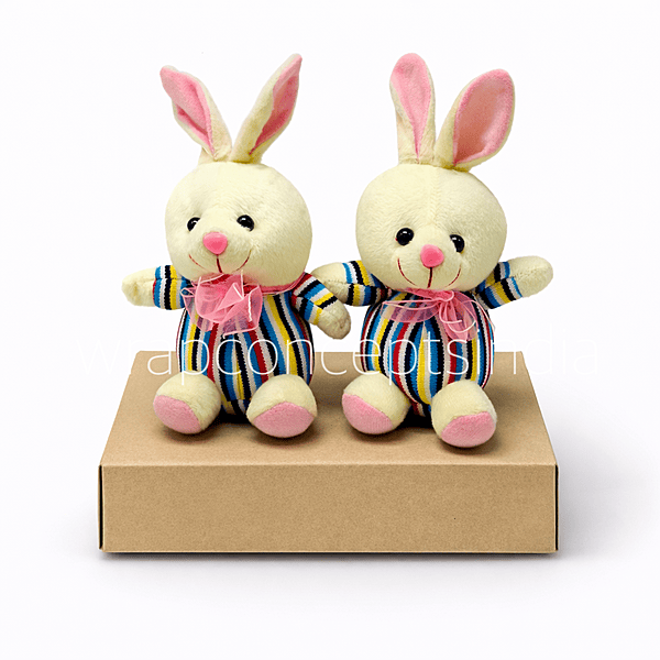 Rainbow Snuggle Bunny – Cream