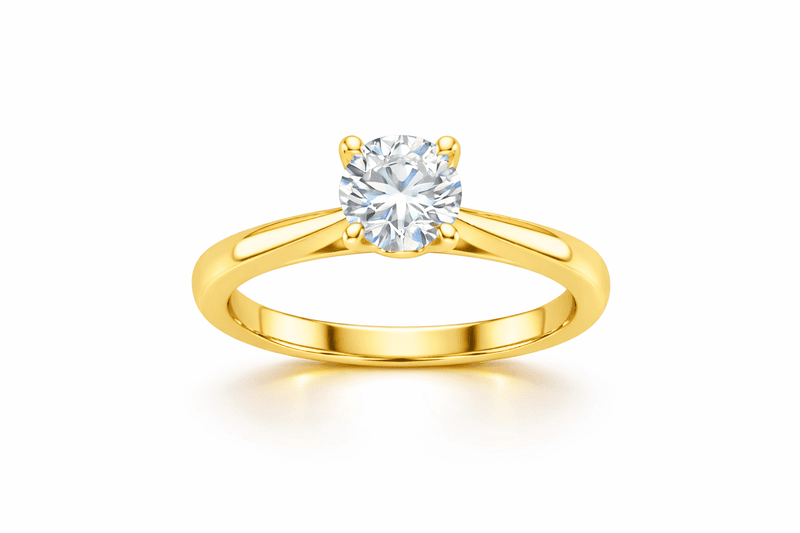 Round Solitaire Ring