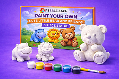 Cute little bear and 2 friend's