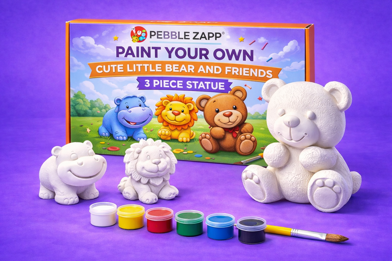 Cute little bear and 2 friend's