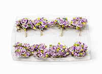 Vintage Lilac Small Rose Buds