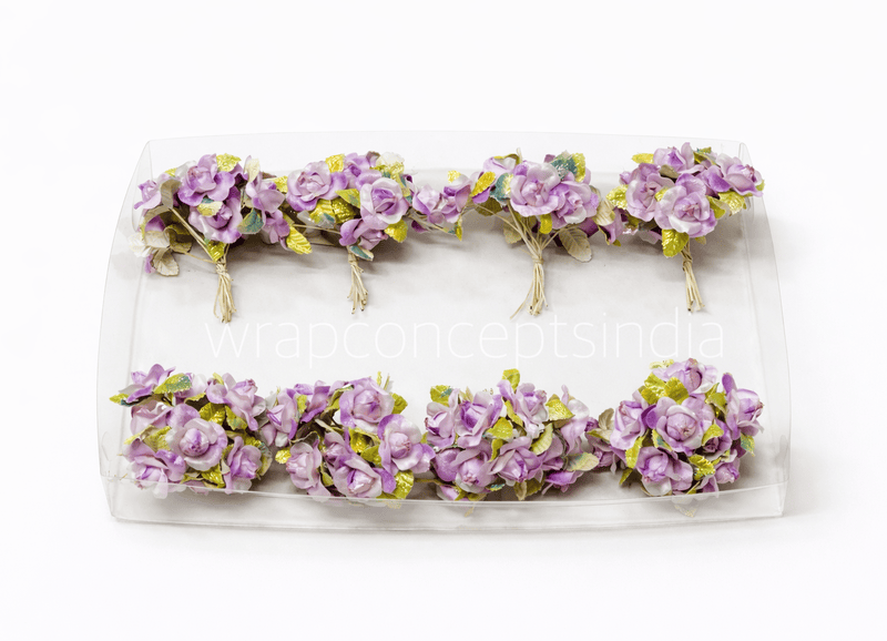 Vintage Lilac Small Rose Buds