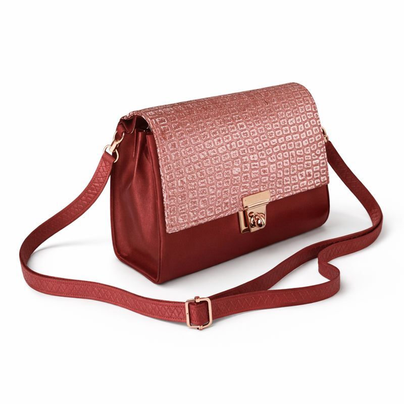 Blush Quilted Chain Shoulder Bag