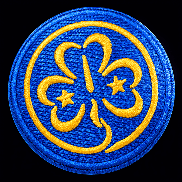 World Guide Badge New Round Embroidery