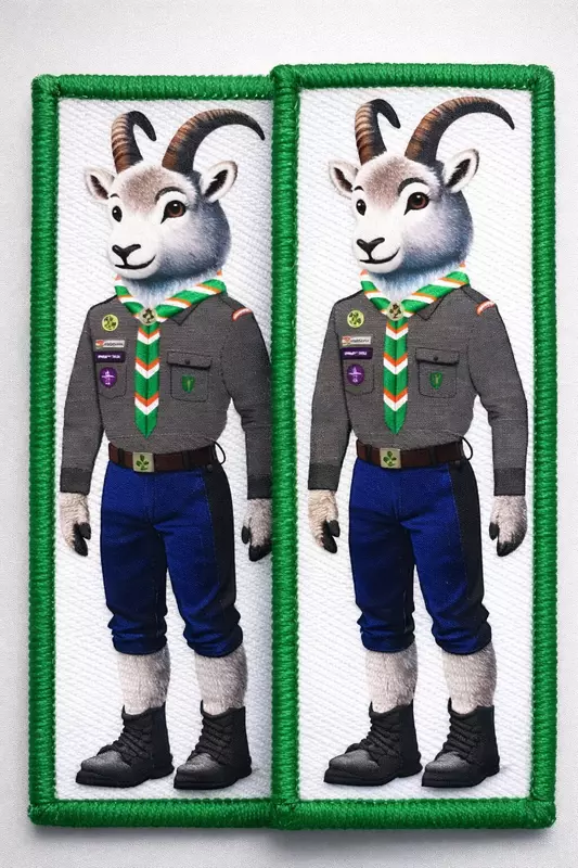 Diamond Jubilee Mascot Printed